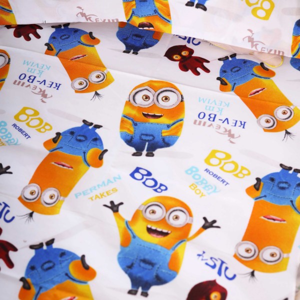 Фото - Комплект постельного белья детский MirSon Бязь 20-0036 Minions 110х140 (2200010270051)
